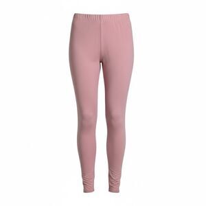 Style 5 NWT High Rise Stretch Elastic Waist Pull On Legging Pants Pink Sz Large